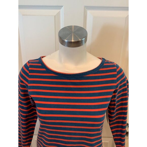 Joie Red & Navy Blue Striped Shift Dress, Size XS - Picture 2 of 6